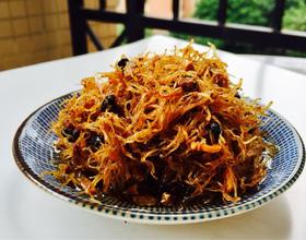 豆豉银鱼干[图]