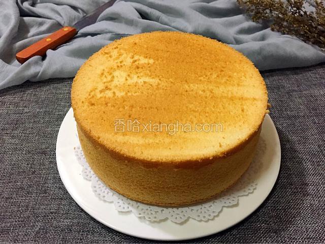 烫面戚风蛋糕（八寸）