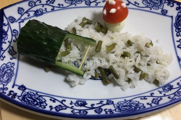 豇豆焖米饭