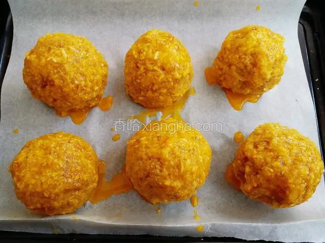 放在烤盘上