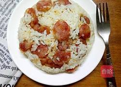 腊肠焗饭的做法图解9