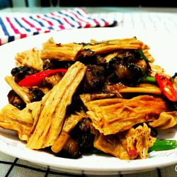 辣炒腐竹卤田螺的做法[图]