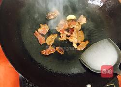 简易菜-瘦肉炒菜心的做法图解4