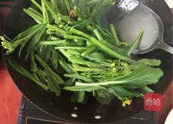 简易菜-瘦肉炒菜心的做法图解5