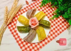 牛肉萝卜馅彩色蒸饺的做法图解1