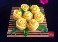 南瓜玫瑰花馒头的做法图解17