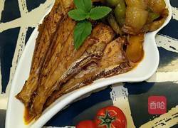 腊味扒皮鱼的做法图解3