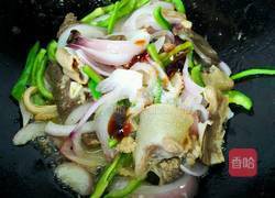 青椒洋蔥炒牛雜的做法圖解7