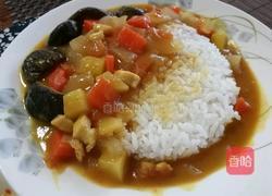 咖喱鸡丁烩饭的做法图解4
