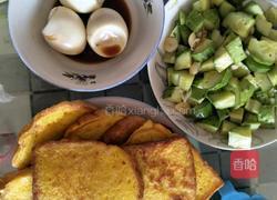 鸡蛋面包片的做法图解5