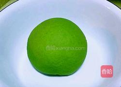 手擀菠菜面的做法图解3