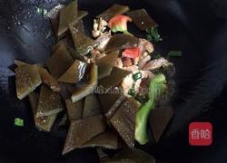 海带炒肉片的做法图解4