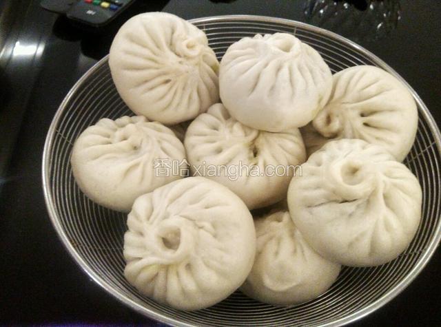 当当当，好吃的包子出锅了