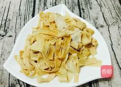 凉拌芦笋西芹豆腐皮的做法图解4