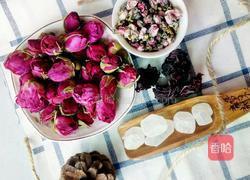 玫瑰洛神花茶的做法图解1