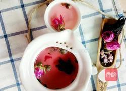 玫瑰洛神花茶的做法图解2