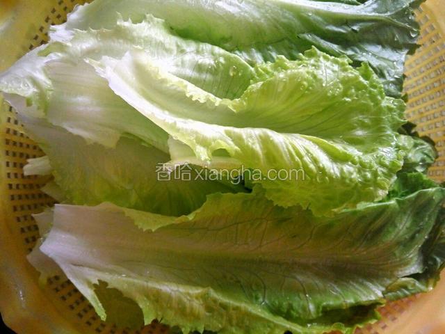 清洗干净、沥干水份