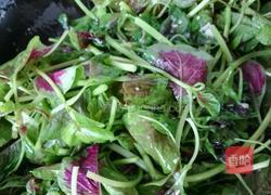 蒜泥炒红苋菜的做法图解6