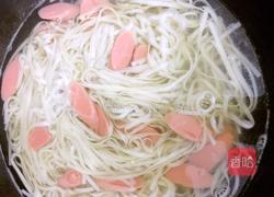 秋葵青菜鸡蛋面的做法图解3