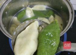 翡翠花样饺子的做法图解2