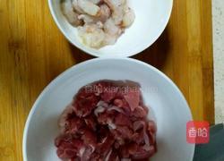 虾仁瘦肉炒丝瓜的做法图解2