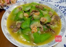 虾仁瘦肉炒丝瓜的做法图解12