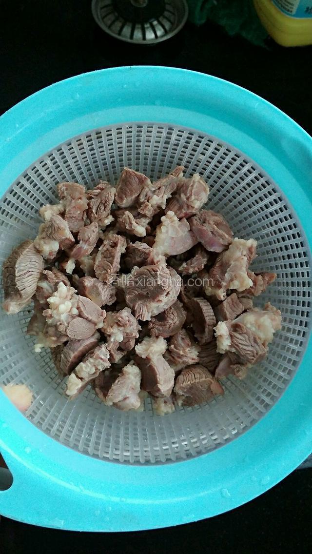 捞起冲洗一下