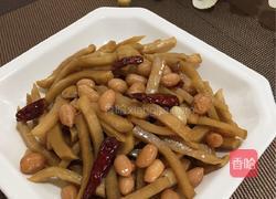 花生仁炒芥干的做法图解13