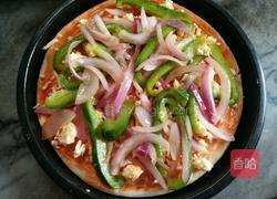 烤肉披萨的做法图解6