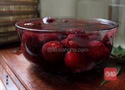 杨梅糖水和杨梅酒的做法图解2