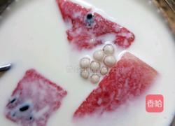 西瓜牛奶西米露的做法图解8