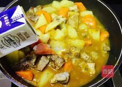 奶香咖喱排骨虾的做法图解9