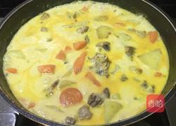 奶香咖喱排骨虾的做法图解10