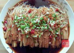 金针菇蒸剁椒沫的做法图解5