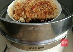 金针菇蒸剁椒沫的做法图解4