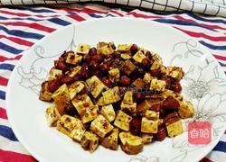 四川凉菜之花仁腐丁 花生仁拌豆腐丁的做法图解7