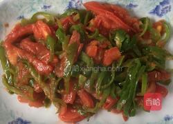 青椒西红柿（默然私房菜） 的做法图解9