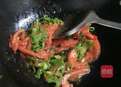青椒西红柿（默然私房菜） 的做法图解8
