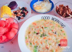 芹菜香菇虾米粥的做法图解3