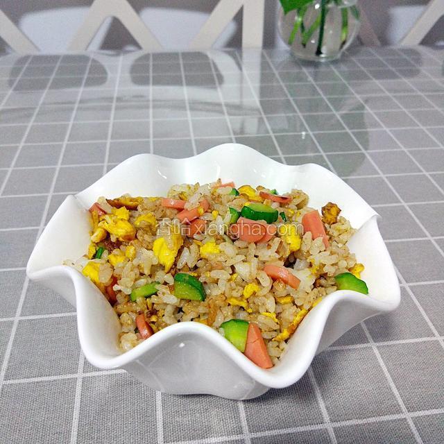 香喷喷的蛋炒饭出锅啦！