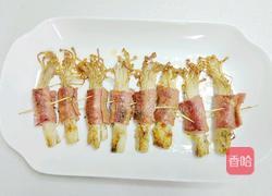 培根金针菇卷的做法图解6
