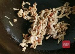 韭菜苔熏干儿炒肉丝的做法图解6