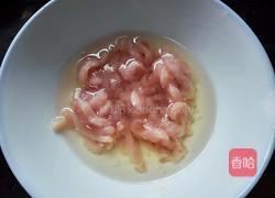 肉丝跑蛋的做法图解1