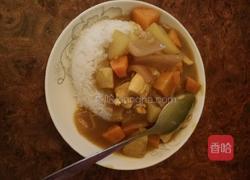 土豆咖喱鸡盖饭的做法图解8