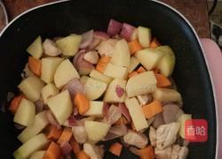 土豆咖喱鸡盖饭的做法图解4