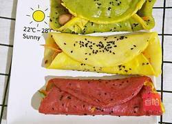 蔬果泥宝宝版煎饼果子的做法图解12