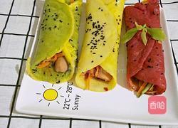 蔬果泥宝宝版煎饼果子的做法图解13