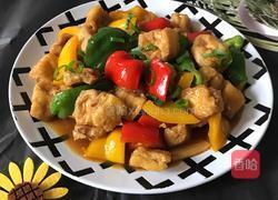 彩椒留豆腐泡的做法图解11