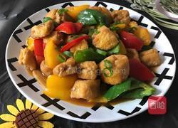 彩椒留豆腐泡的做法图解12