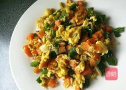 辣椒胡萝卜炒鸡蛋的做法图解7